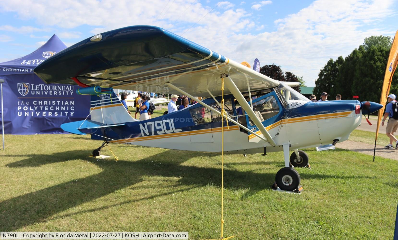 N790L, American Champion 7ECA Citabria C/N 1408-2011, OSH 2022