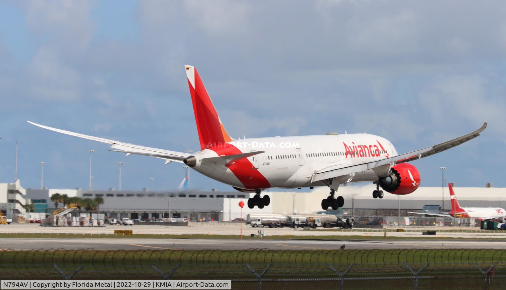 N794AV, 2017 Boeing 787-8 Dreamliner C/N 39406, MIA 2022