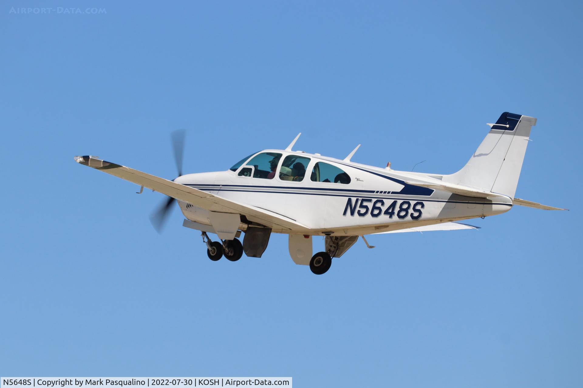 N5648S, 1966 Beech 35-C33 Debonair C/N CD-1034, Beech C33