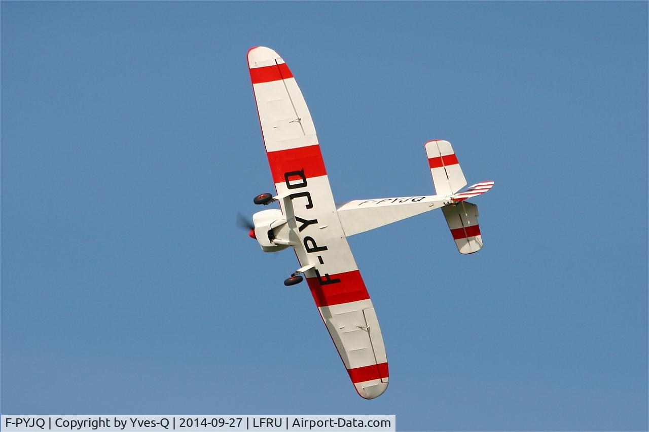 F-PYJQ, 1981 Nicollier HN-433 Menestrel C/N 02, Nicollier HN-433 Menestrel, On display, Morlaix-Ploujean airport (LFRU-MXN) air show in september 2014