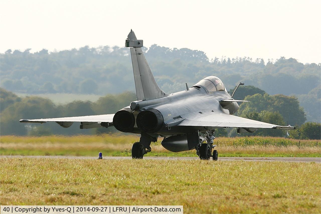 40, 2014 Dassault Rafale M C/N 40, Dassault Rafale M,  Taxiing, Morlaix-Ploujean airport (LFRU-MXN) air show in september 2014