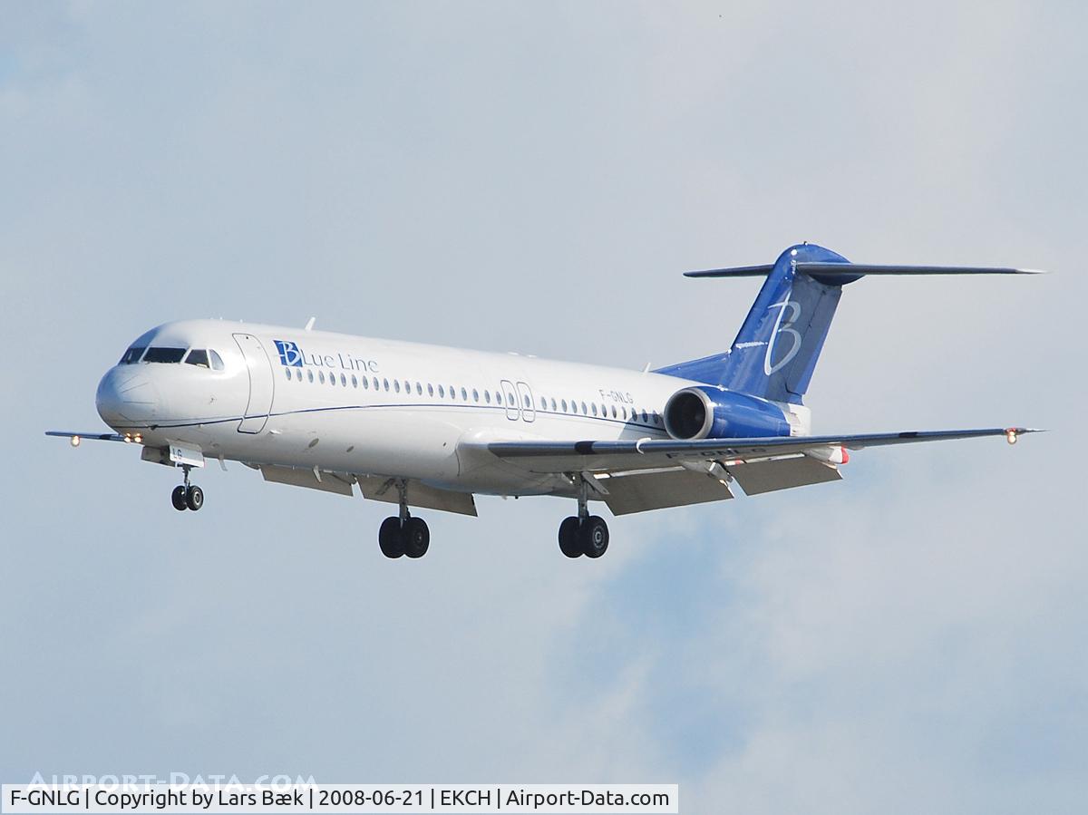 F-GNLG, 1991 Fokker 100 (F-28-0100) C/N 11363, RWY22L