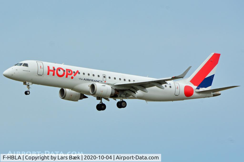 F-HBLA, 2007 Embraer 195LR (ERJ-190-200LR) C/N 19000051, RWY22L
