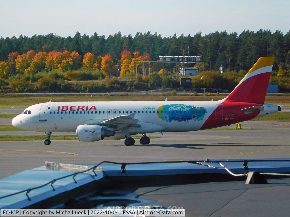 EC-ICR, 1991 Airbus A320-211 C/N 240, At Arlanda