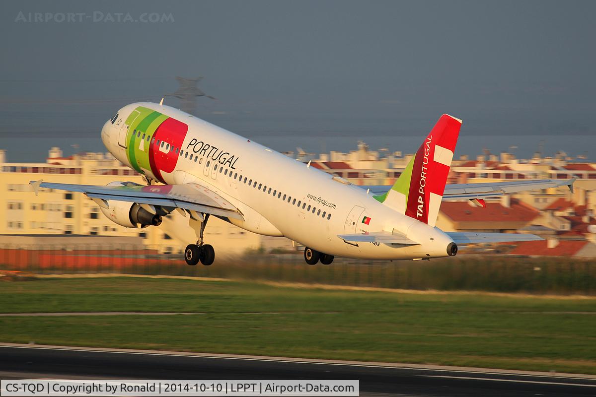 CS-TQD, 1999 Airbus A320-214 C/N 0870, at lis