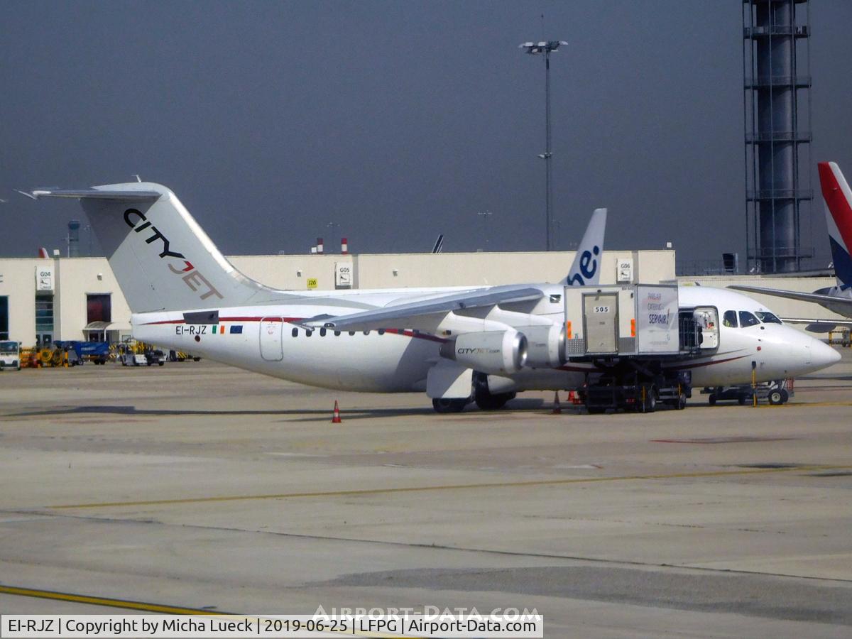 EI-RJZ, 1998 BAe Systems Avro 146-RJ85A C/N E.2326, At Charles de Gaulle