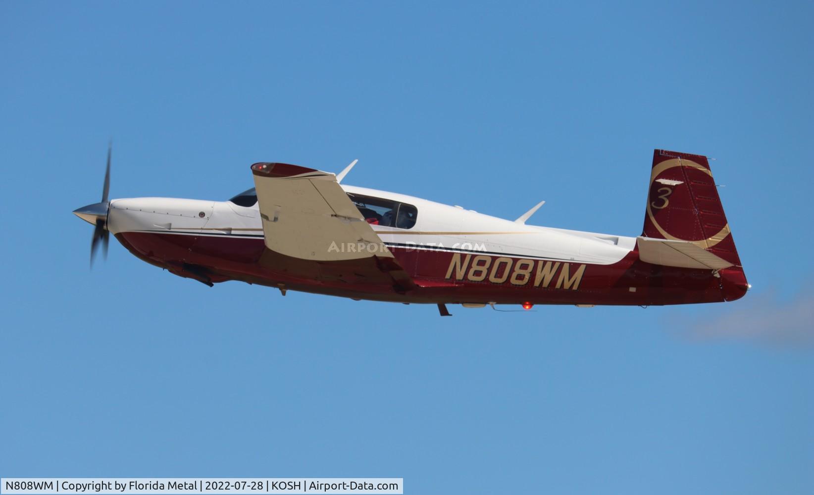 N808WM, 1995 Mooney M20R Ovation C/N 29-0072, OSH 2022