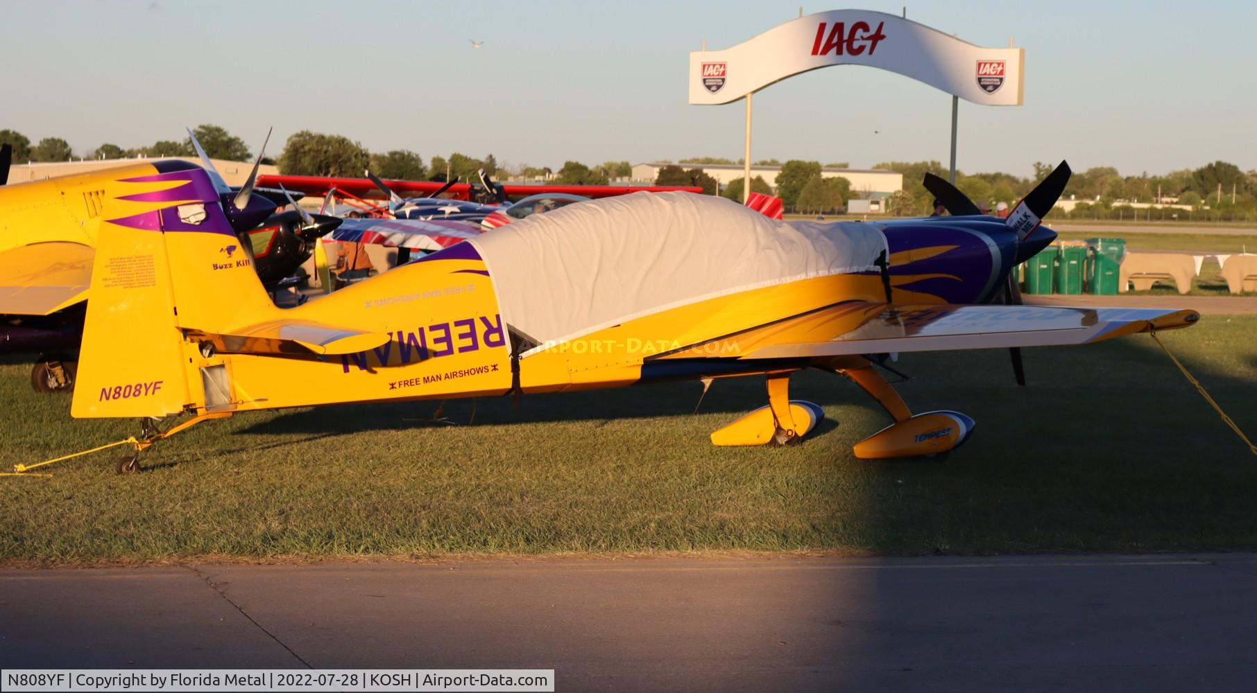 N808YF, 2015 Extra EA-300LC C/N LC044, OSH 2022 - former Extra 330 flown by Matt Chapman, now owned by Freeman Airshows