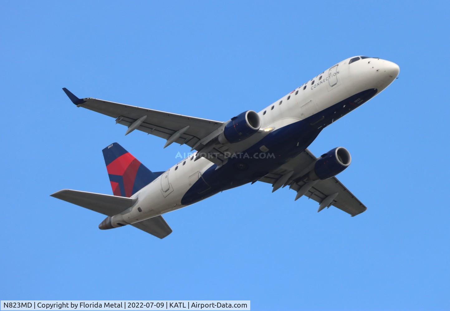 N823MD, 2005 Embraer 170SU (ERJ-170-100SU) C/N 17000044, ATL 2022