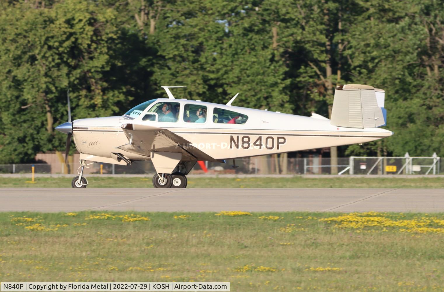 N840P, 1968 Beech V35A Bonanza C/N D-8797, OSH 2022
