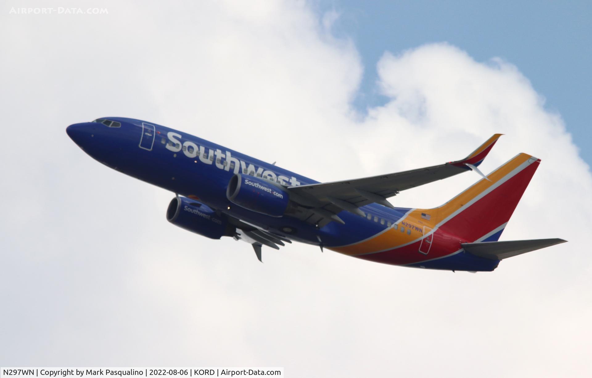 N297WN, 2007 Boeing 737-7H4 C/N 32542, Boeing 737-7H4