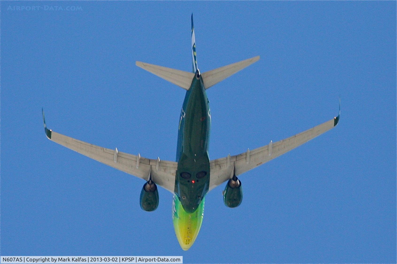 N607AS, 1999 Boeing 737-790 C/N 29751, Alaska Boeing 737-790, N607AS (Portland Timbers) on approach into PSP