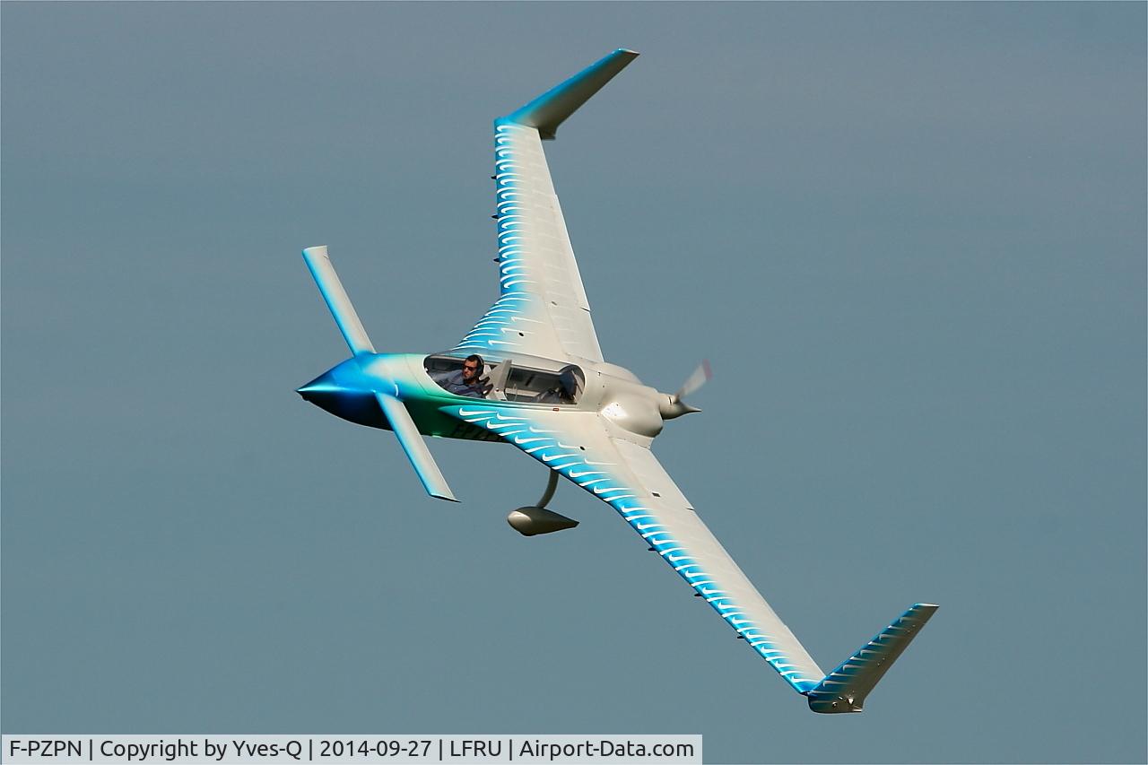 F-PZPN, Rutan Long-EZ C/N 2115, Rutan Long-EZ, Solo display, Morlaix-Ploujean airport (LFRU-MXN) air show in september 2014