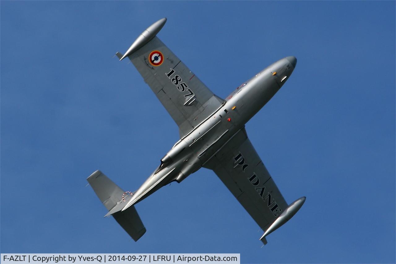 F-AZLT, 1958 Morane-Saulnier MS.760 Paris I C/N 32, Morane-Saulnier MS-760A, Solo display, Morlaix-Ploujean airport (LFRU-MXN) air show in september 2014