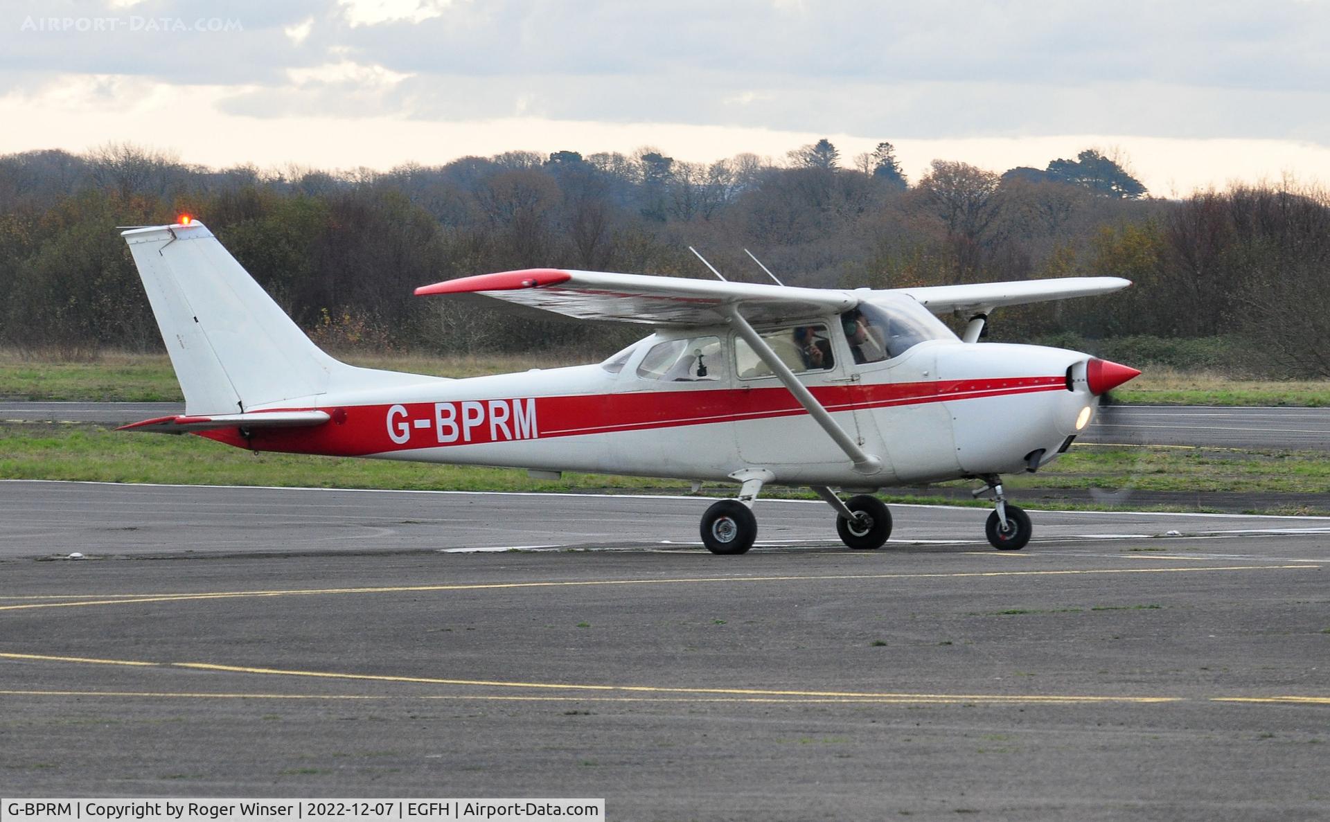 G-BPRM, 1972 Reims F172L Skyhawk C/N 0825, Visiting F172L aircraft operated by BJ Aviation.