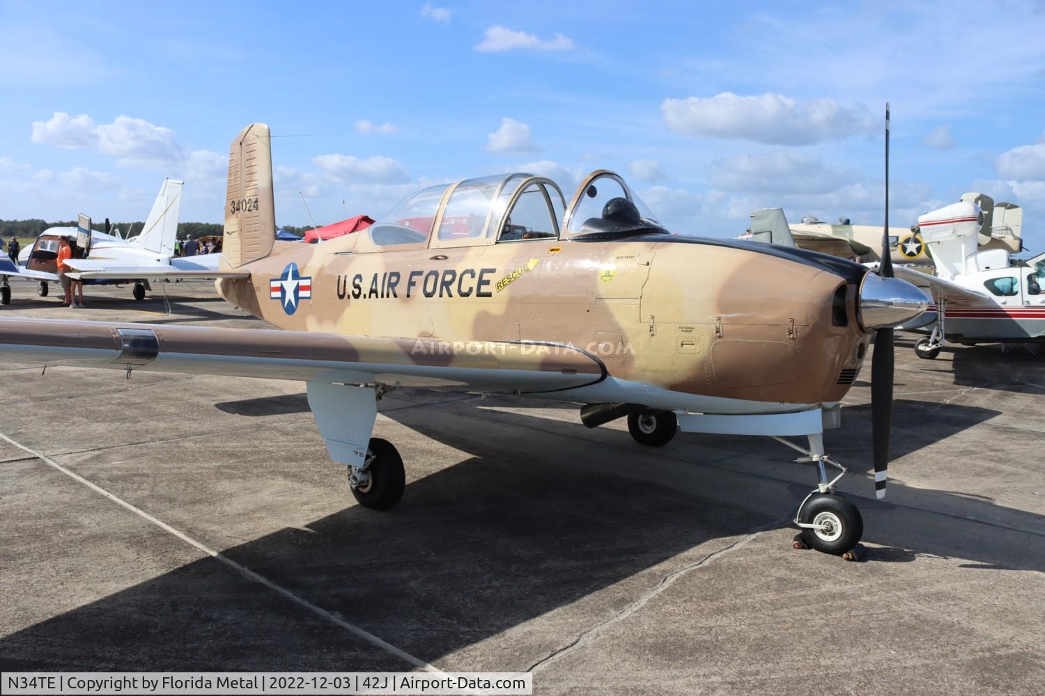 N34TE, 1952 Beech T-34A (A45) Mentor Mentor C/N G-24, Keystone 80th