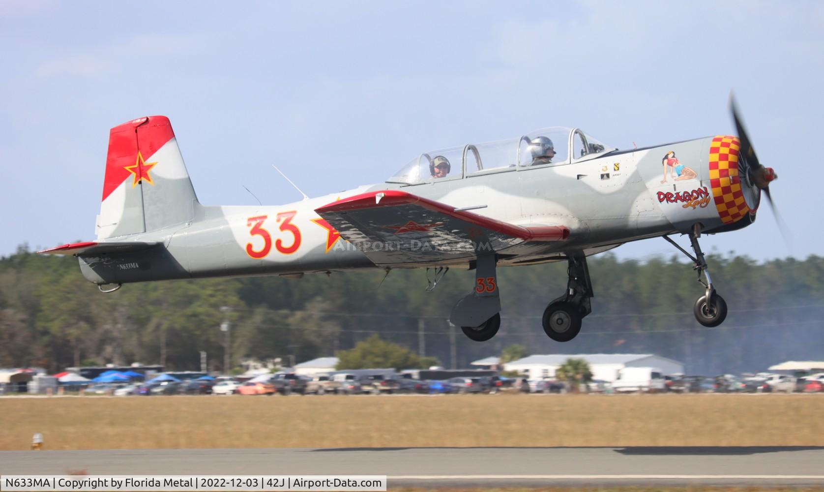N633MA, 1985 Nanchang CJ-6A C/N 4332005, Keystone 80th