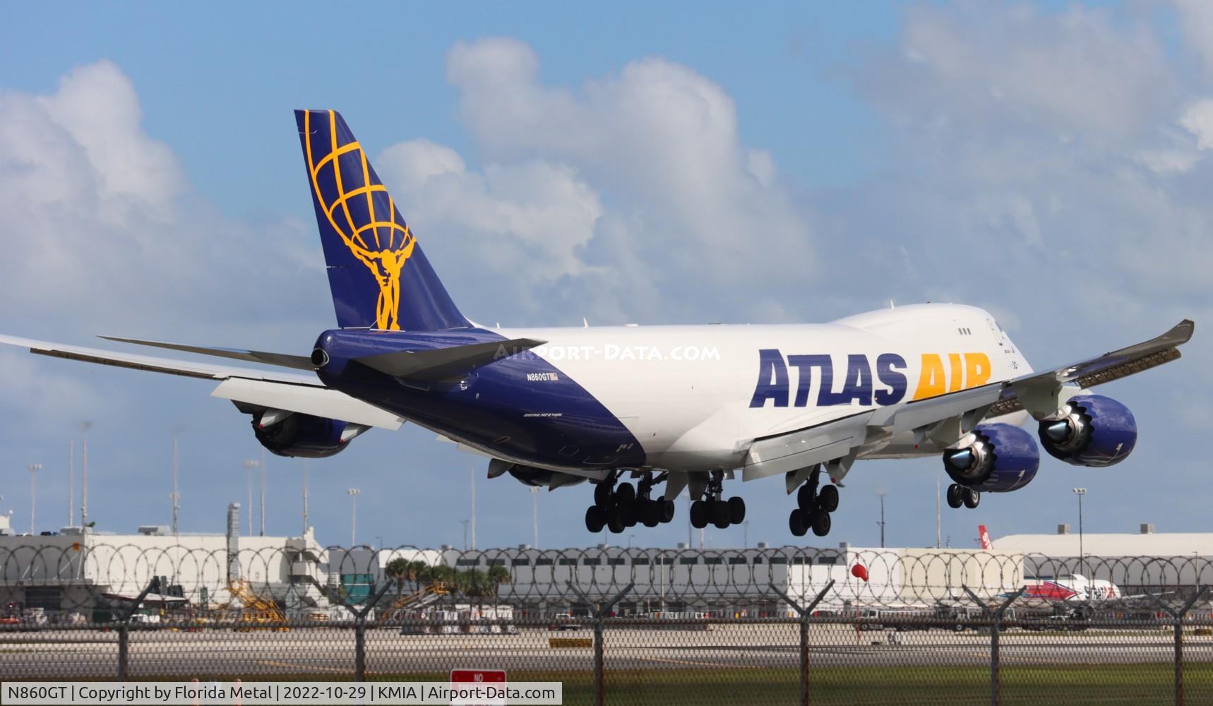 N860GT, 2022 Boeing 747-8F C/N 67147, MIA 2022