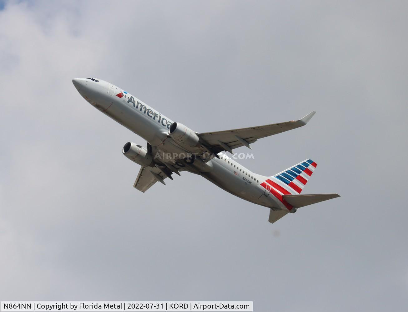 N864NN, 2010 Boeing 737-823 C/N 31111, ORD 2022
