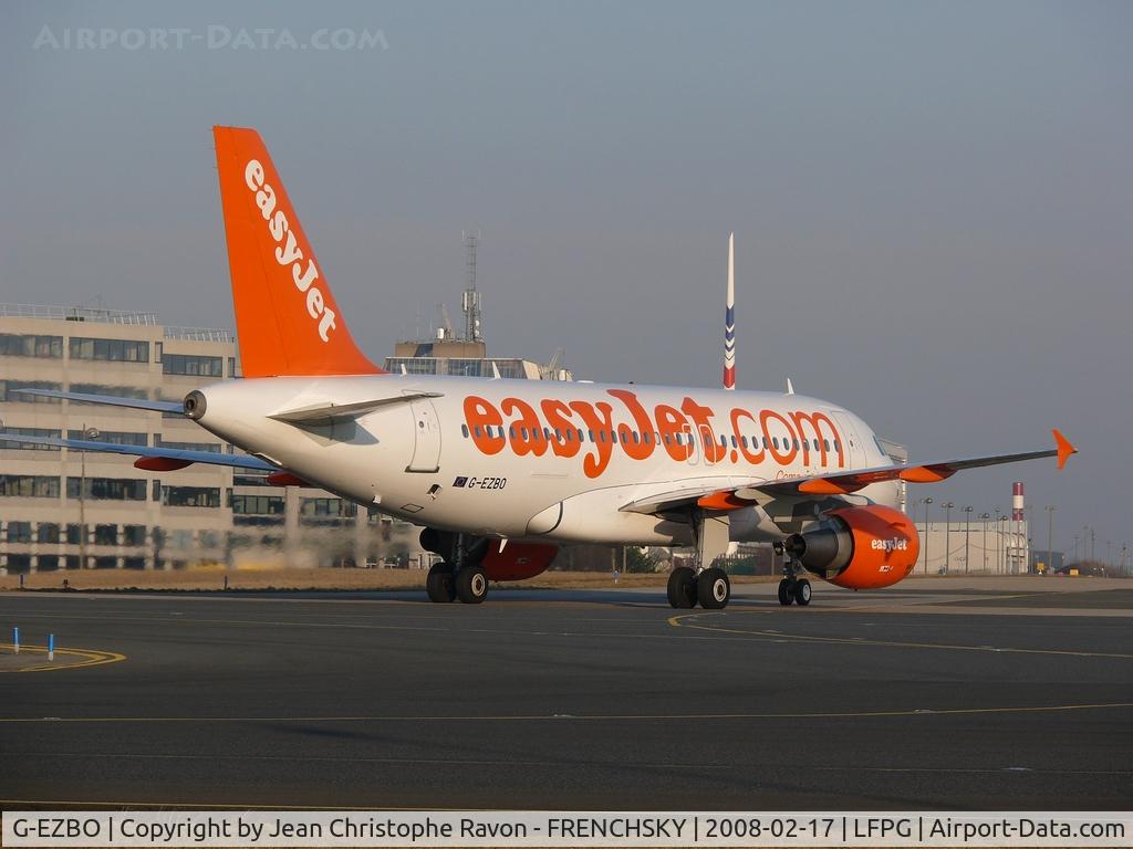 G-EZBO, 2007 Airbus A319-111 C/N 3082, easyJet UK