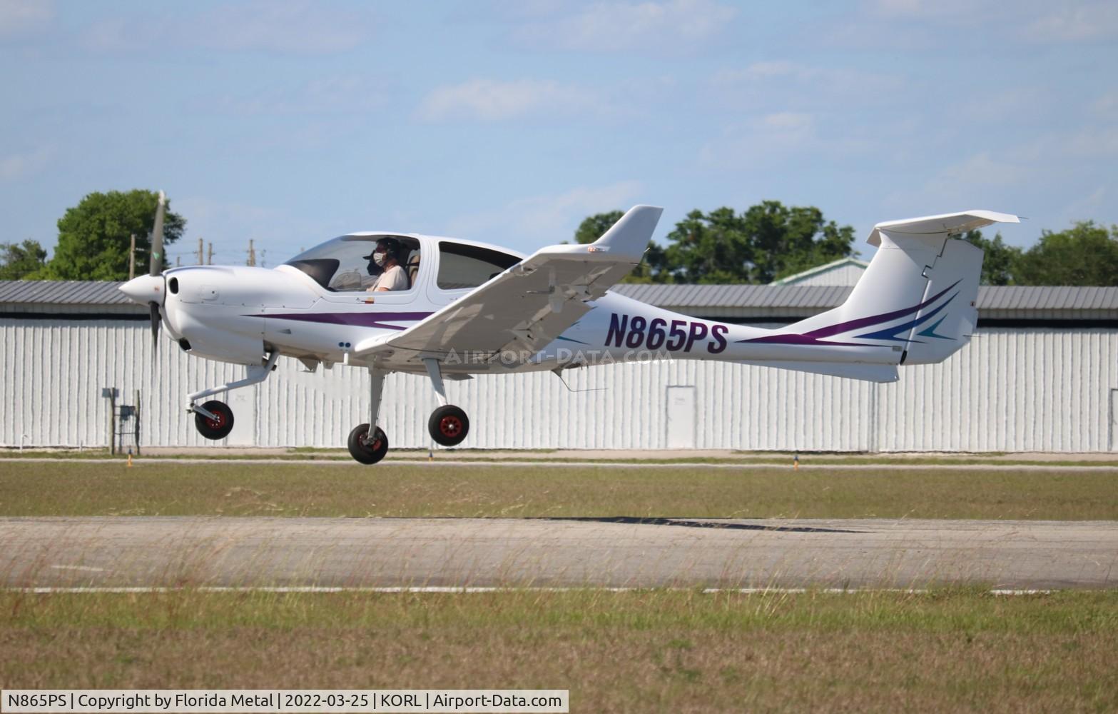 N865PS, 2021 Diamond DA-40 NG Diamond Star C/N 40,NC165, ORL 2022