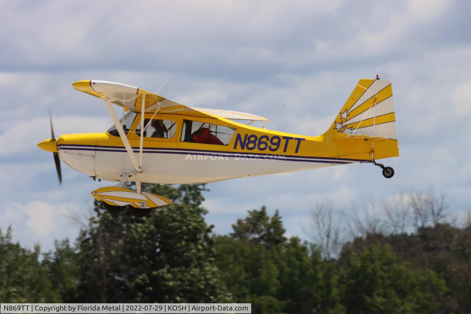 N869TT, 1969 Champion 7KCAB C/N 157, OSH 2022