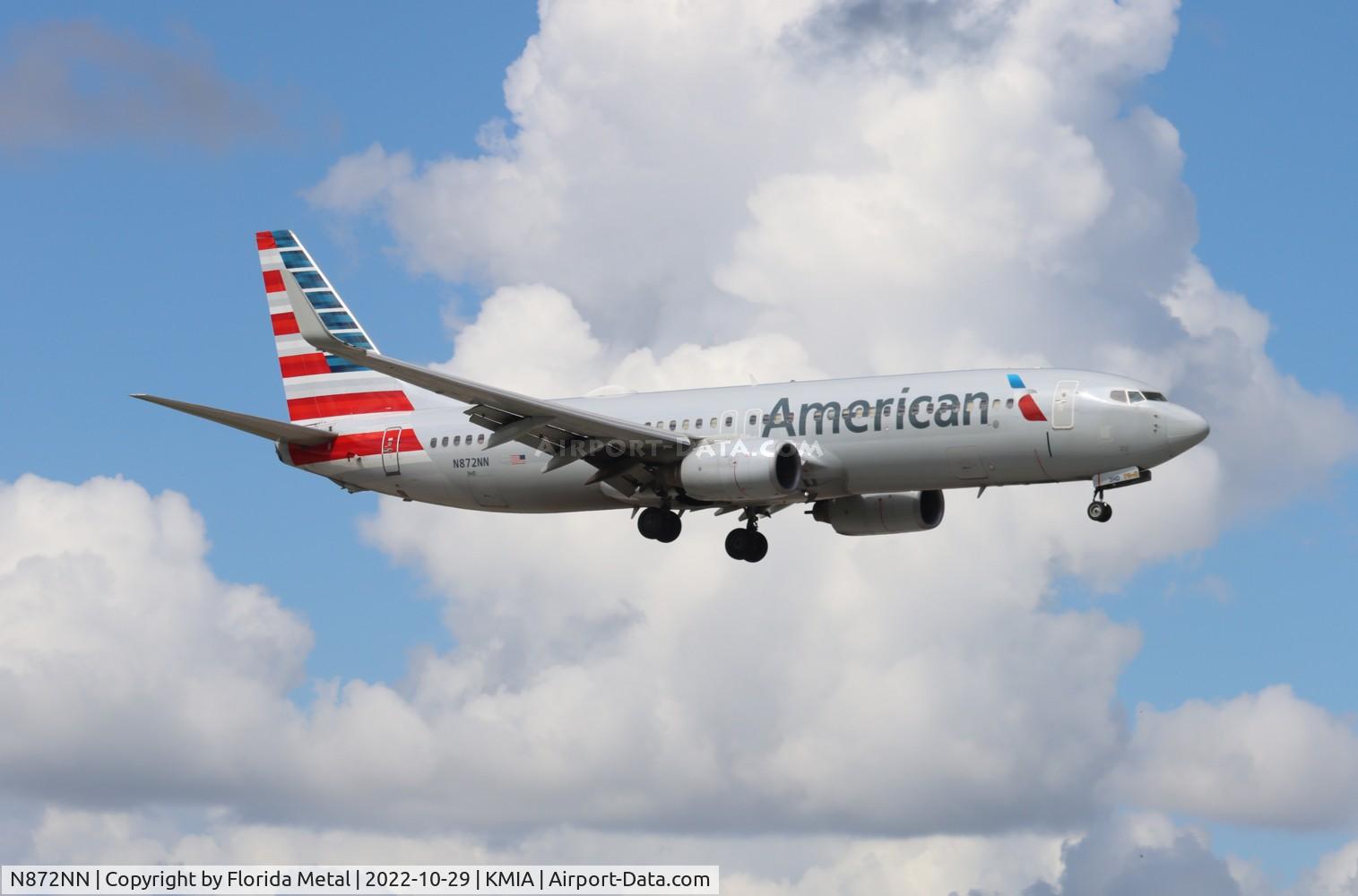 N872NN, 2011 Boeing 737-823 C/N 33219, MIA 2022