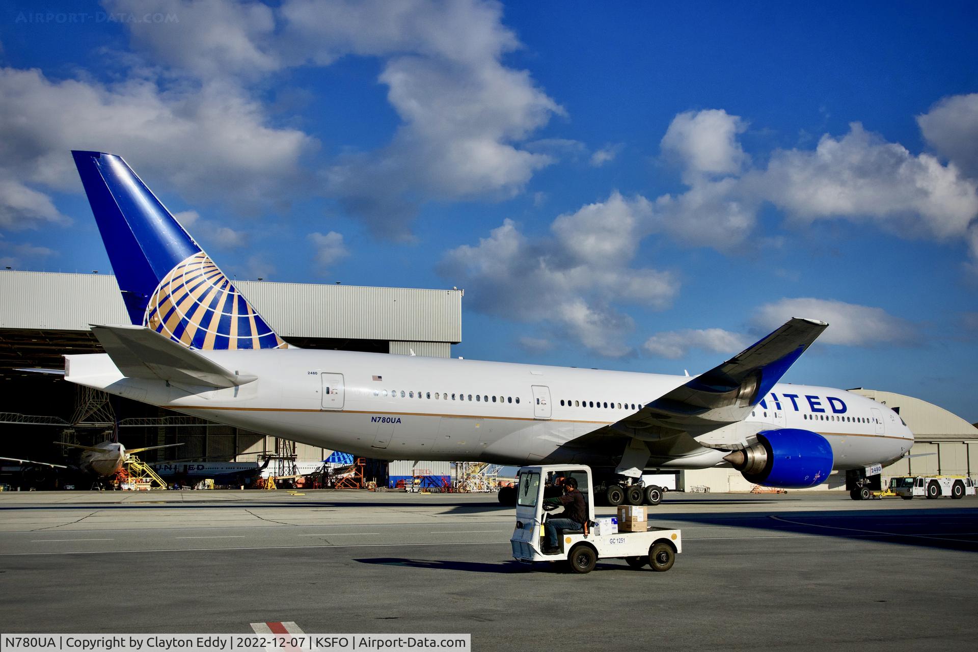 N780UA, 1996 Boeing 777-222 C/N 26944, SFO 2022.