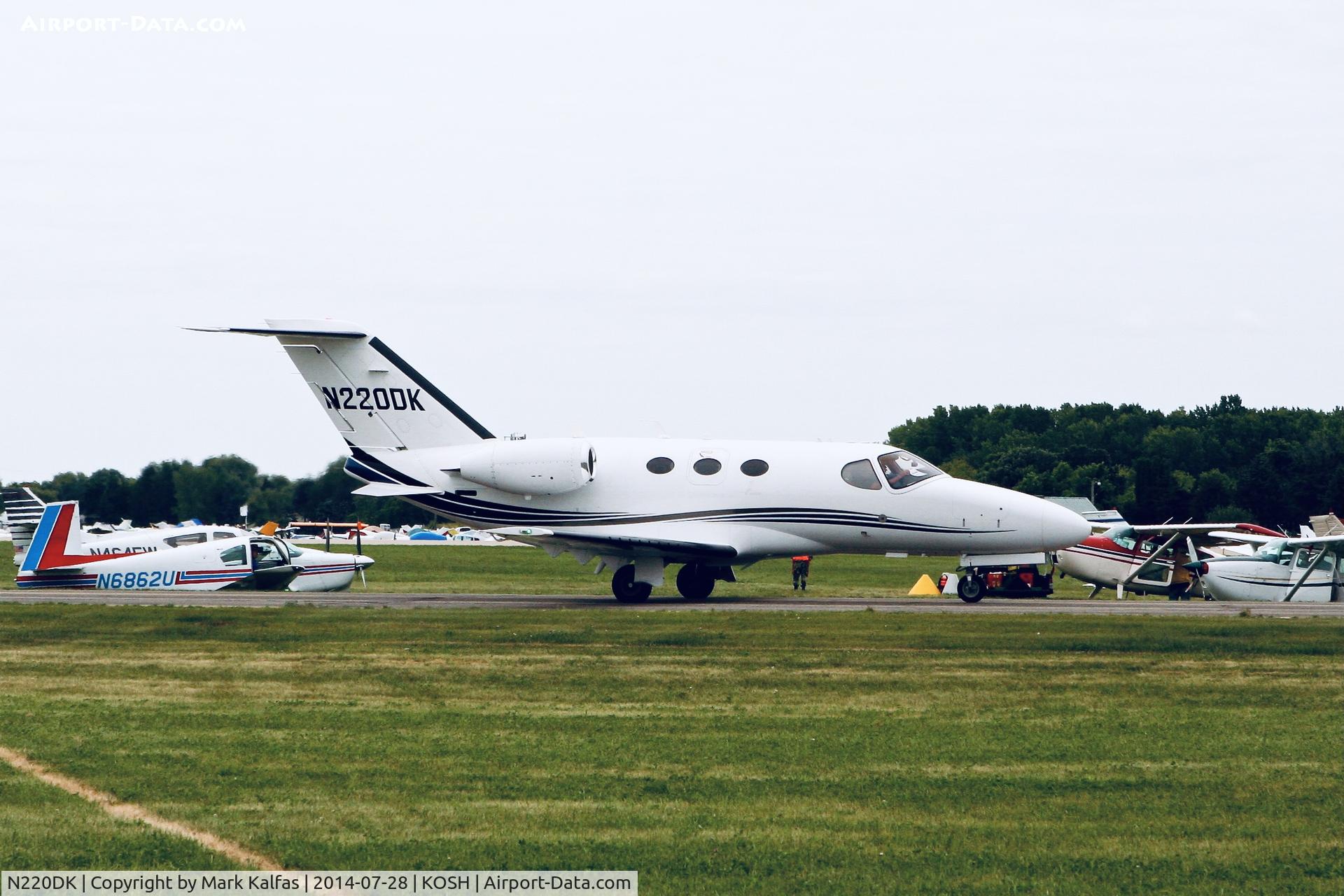 N220DK, 2008 Cessna 510 Citation Mustang Citation Mustang C/N 510-0150, Cessna 510 Citation Mustang, N220DK at OSH