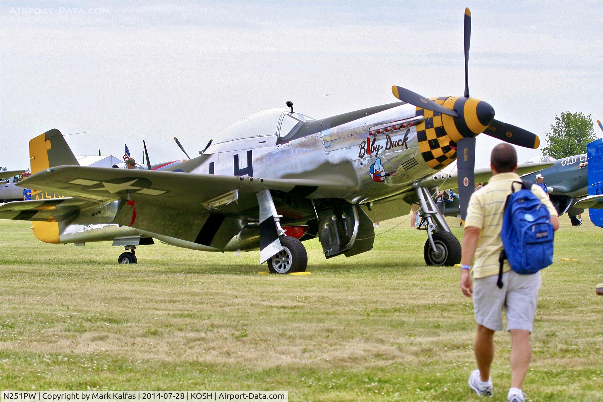 N251PW, 1944 North American P-51D Mustang C/N 122-31945, N251PW (Baby Duck), 1944 North American P-51D Mustang at OSH. PIP Vlado