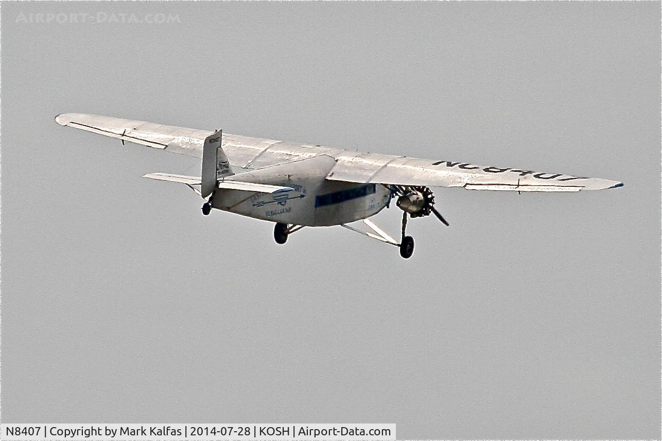N8407, 1929 Ford 4-AT-E Tri-Motor C/N 69, 1929 Ford 4-AT-E, N8407 at OSH