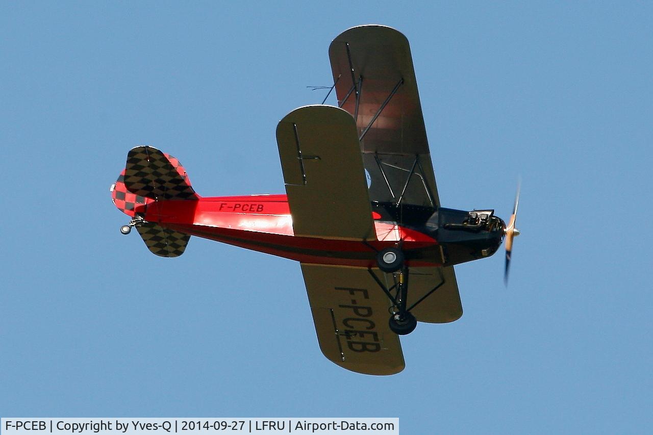 F-PCEB, Hatz CB-1 C/N 639, Hatz CB-1, On display, Morlaix-Ploujean airport (LFRU-MXN) air show in september 2014