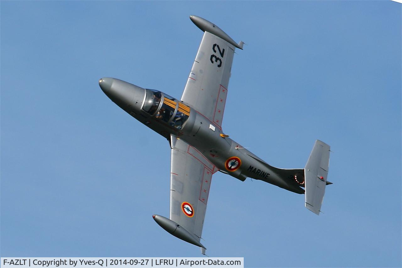 F-AZLT, 1958 Morane-Saulnier MS.760 Paris I C/N 32, Morane-Saulnier MS-760A, Solo display, Morlaix-Ploujean airport (LFRU-MXN) air show in september 2014