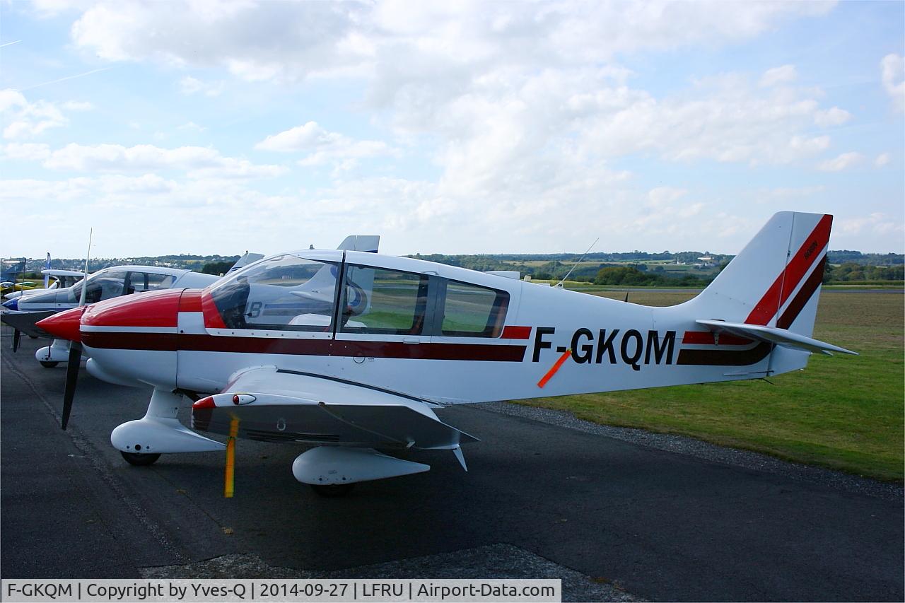 F-GKQM, Robin DR-400-120 Dauphin 2+2 C/N 2057, Robin DR.400-120 Dauphin, Morlaix-Ploujean Regional Airport (LFRU-MXN) air show in september 2014