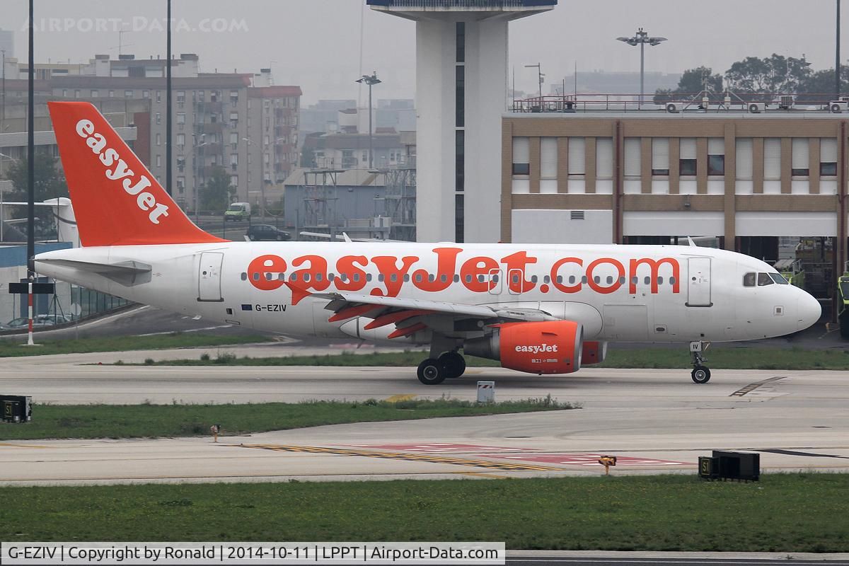 G-EZIV, 2005 Airbus A319-111 C/N 2565, at lis