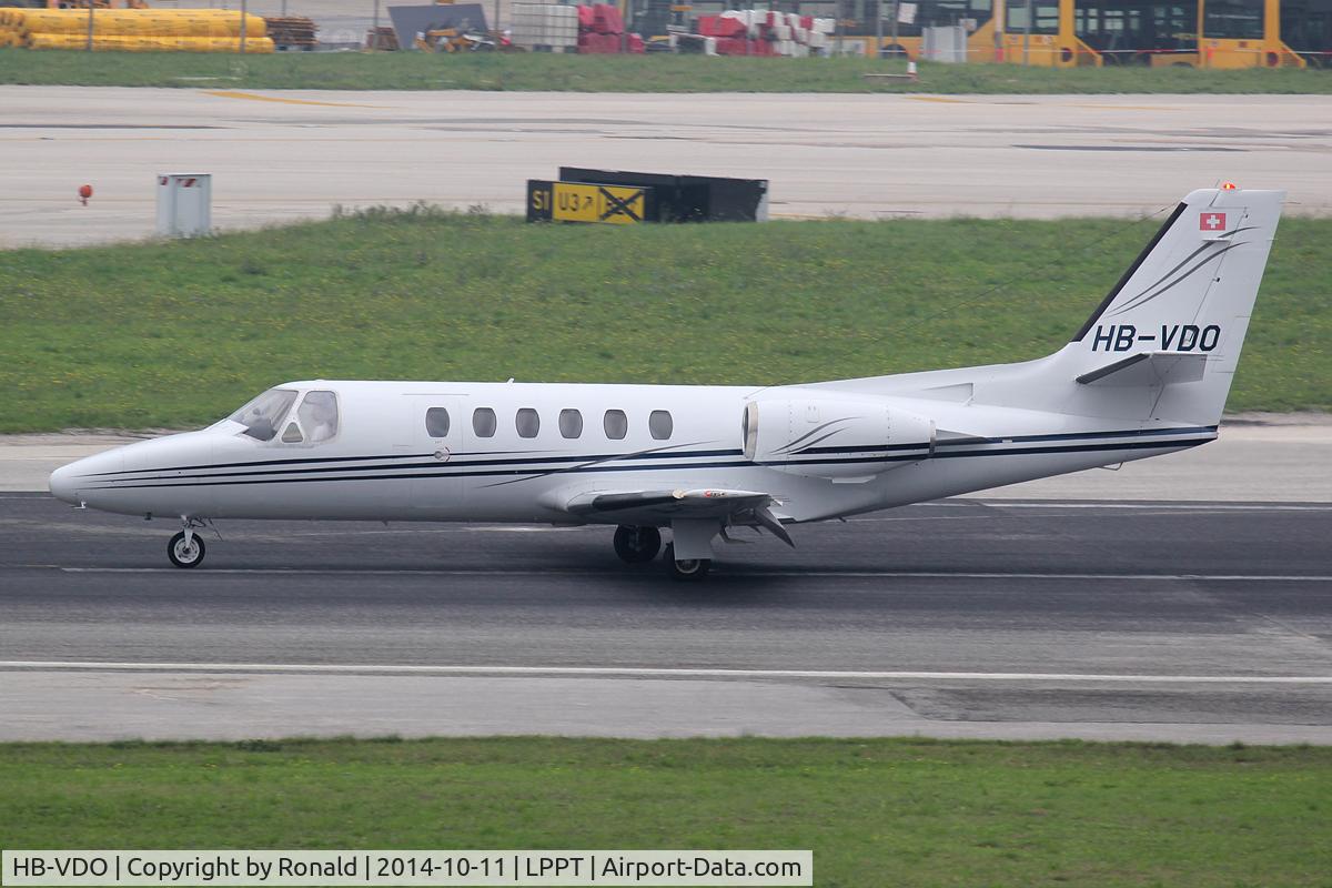 HB-VDO, 1979 Cessna 551 Citation II/SP C/N 551-0133, at lis