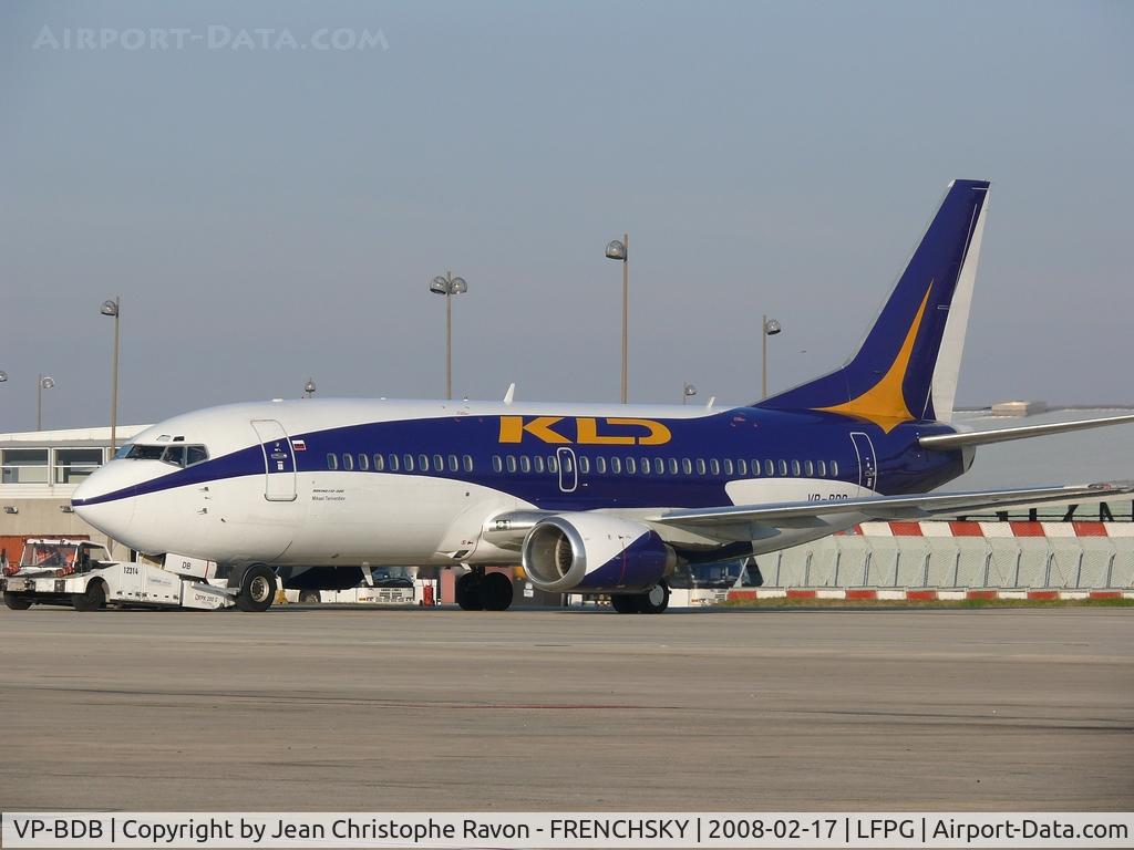 VP-BDB, 2009 Boeing 737-9LBER C/N 38890, KD Avia, CDG terminal T3
