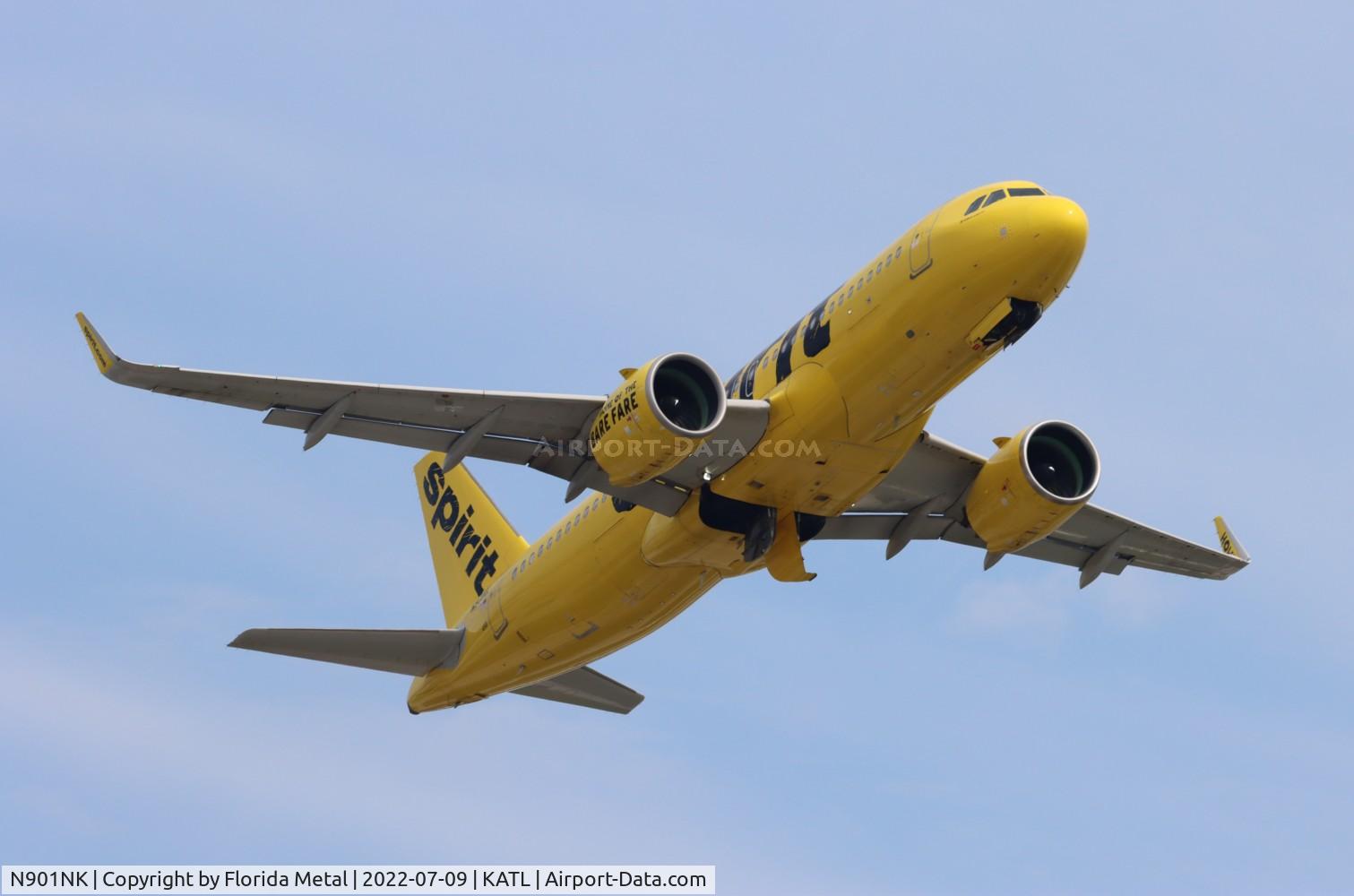 N901NK, 2015 Airbus A320-271NEO C/N 6833, ATL 2022