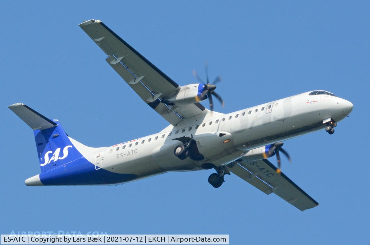 ES-ATC, 2014 ATR 72-212A C/N 1164, RWY04L from Kongelundsfortet