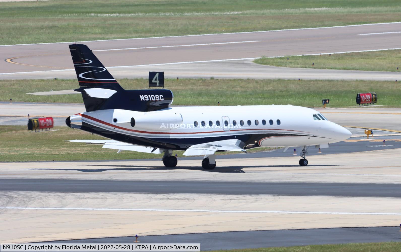 N910SC, 1994 Dassault Falcon 900B C/N 144, TPA 2022
