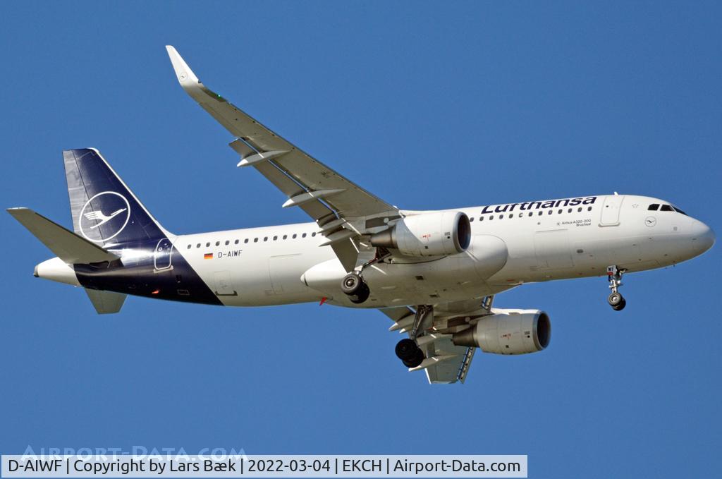 D-AIWF, 2019 Airbus A320-214 C/N 8853, RWY04L from Kongelundsfortet