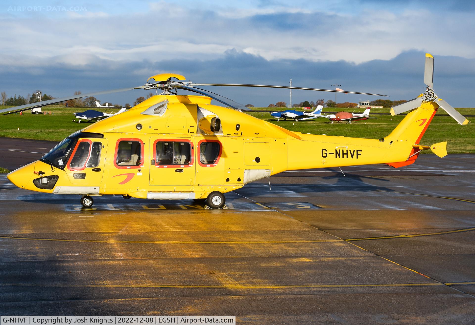G-NHVF, 2015 Airbus Helicopters EC-175B C/N 5005, On Stand 12 After Arrival.