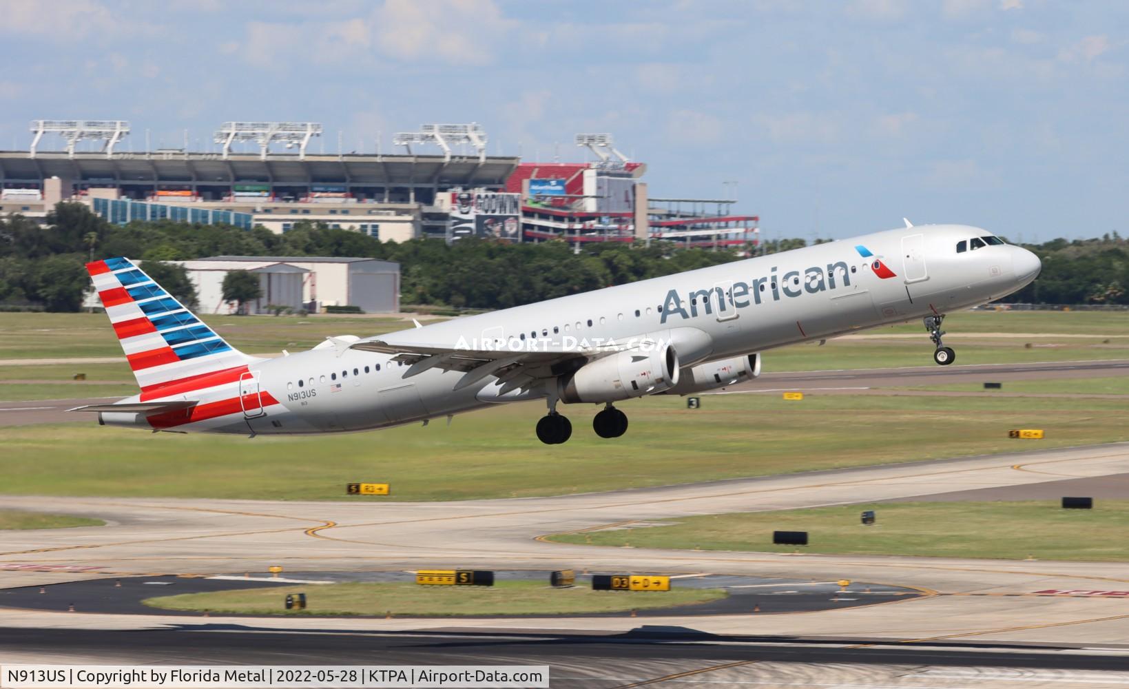 N913US, 2014 Airbus A321-231 C/N 6255, TPA 2022
