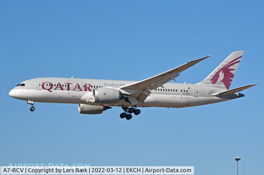 A7-BCV, 2015 Boeing 787-8 Dreamliner Dreamliner C/N 38340, RWY22L