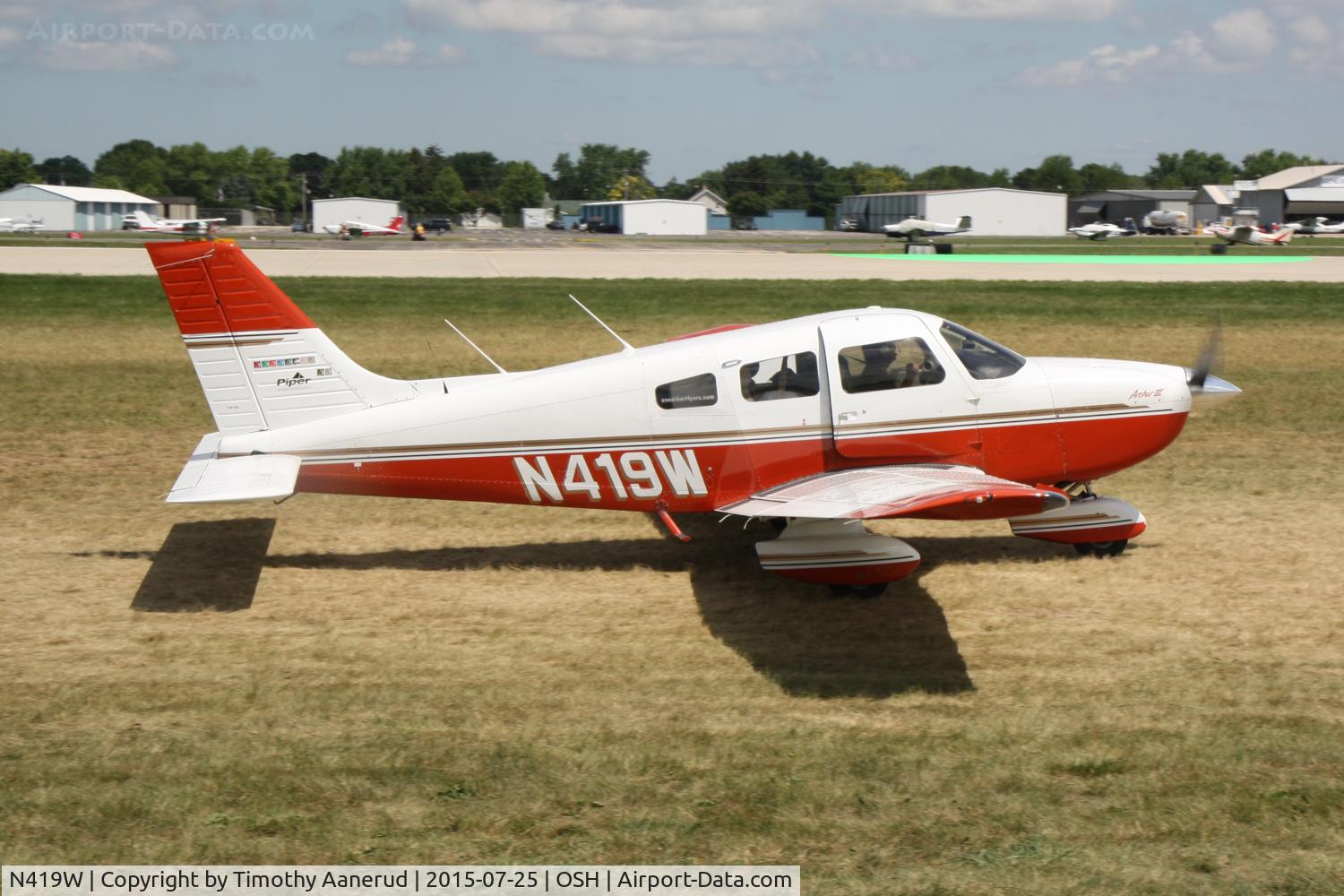 N419W, 1995 Piper PA-28-181 C/N 2843001, 1995 Piper PA-28-181, c/n: 2843001, AirVenture 2015