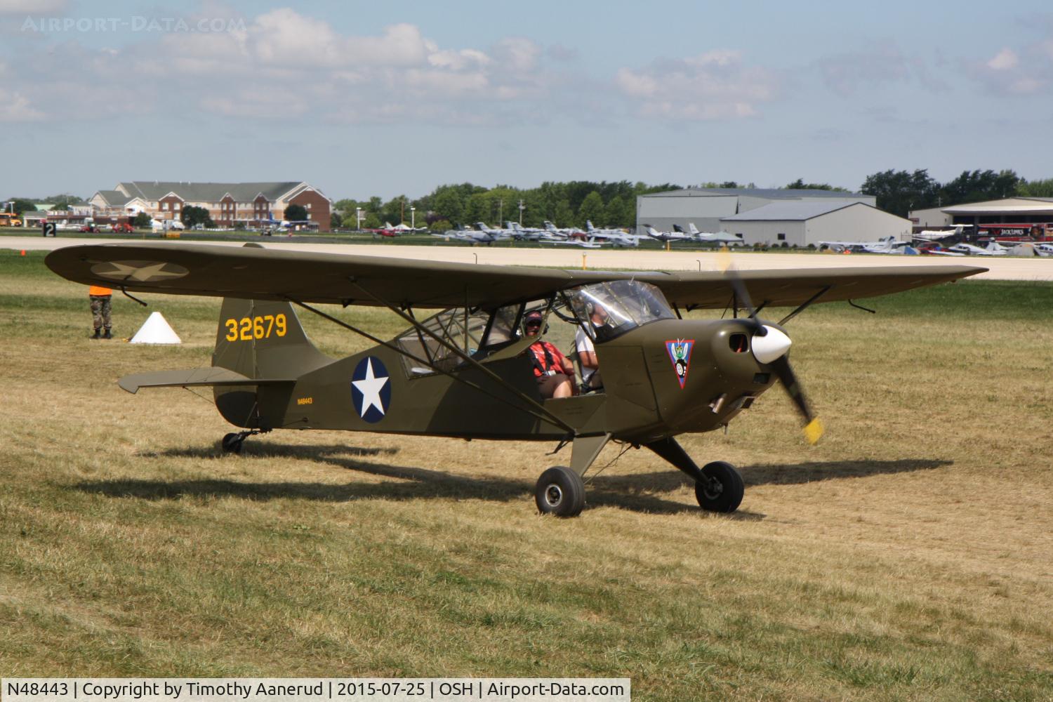 N48443, 1943 Interstate S-1B1 Cadet C/N 122, 1943 Interstate S-1B1, c/n: 122, AirVenture 2015