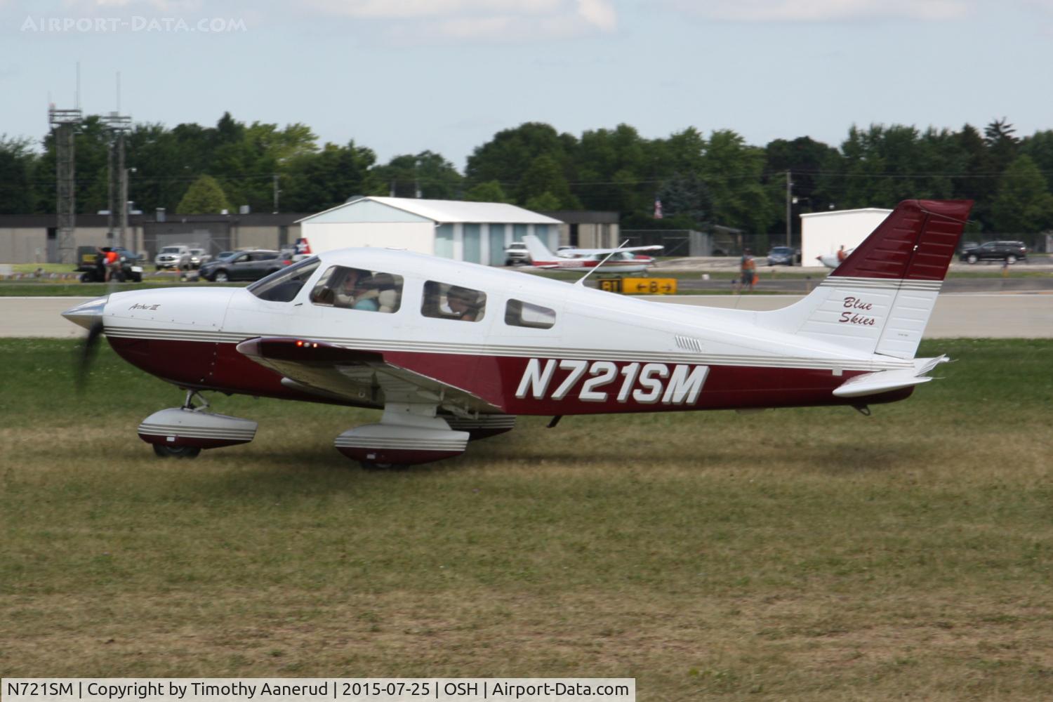 N721SM, 2000 Piper PA-28-181 Archer C/N 2843337, 2000 Piper PA-28-181 Archer, c/n: 2843337, AirVenture 2015