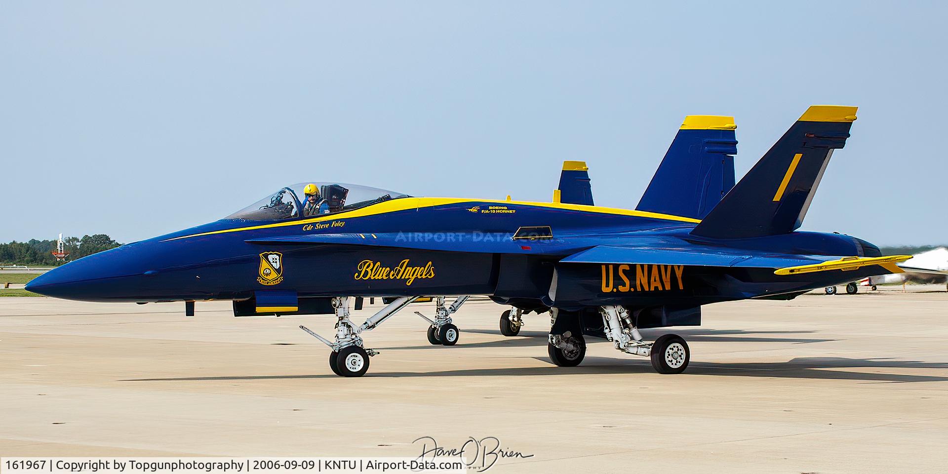 161967, McDonnell Douglas F/A-18A Hornet C/N 0183/A144, BOSS leading the way