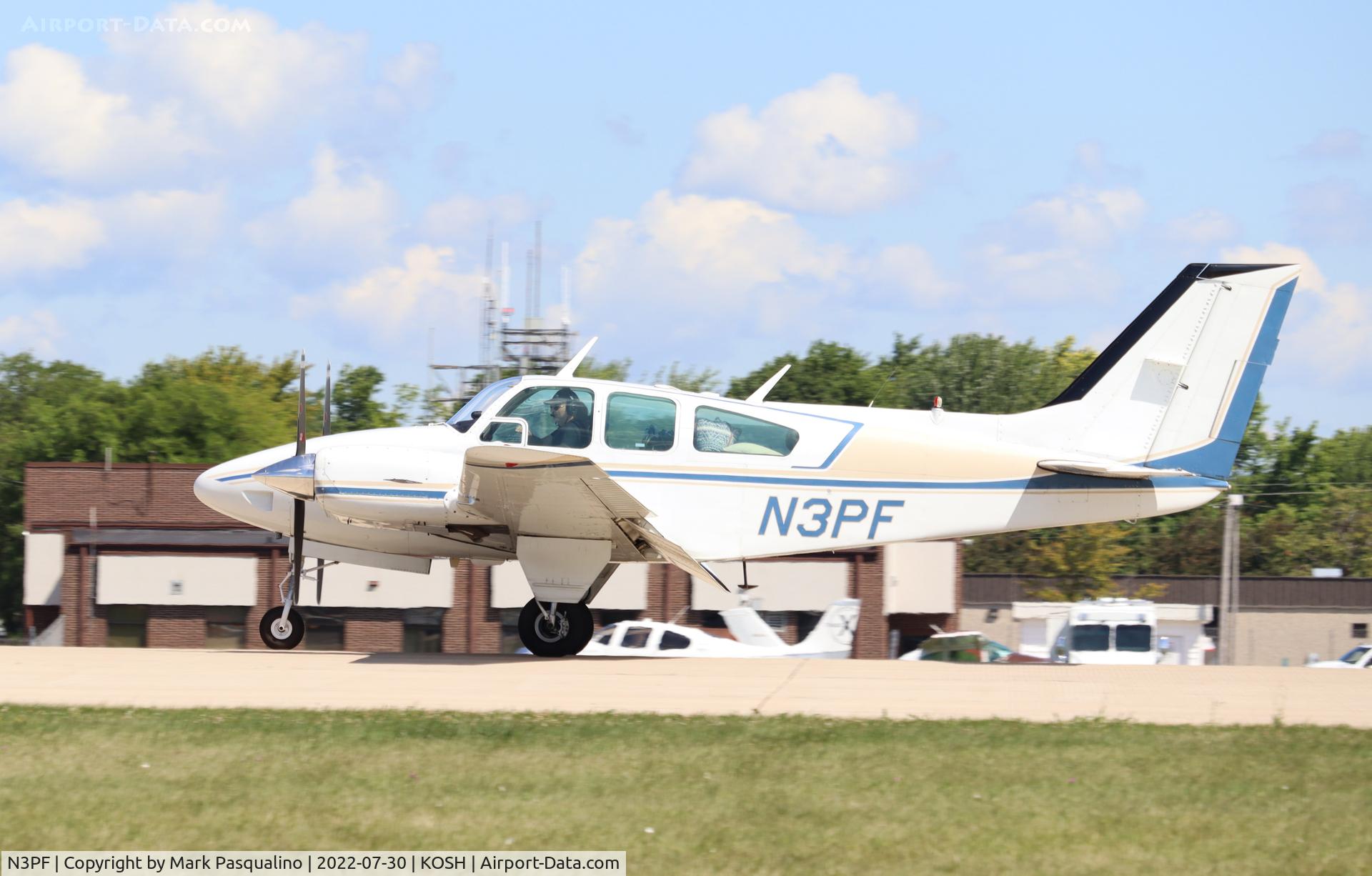 N3PF, 1962 Beech 95-A55 Baron C/N TC-296, Beech A55