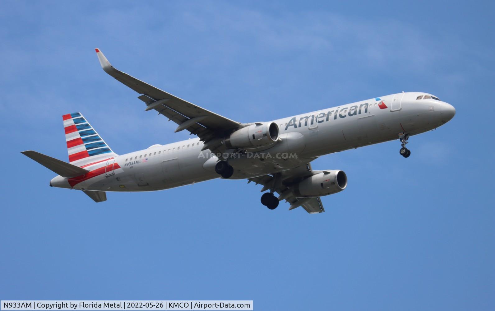N933AM, 2017 Airbus A321-231 C/N 7564, MCO 2022